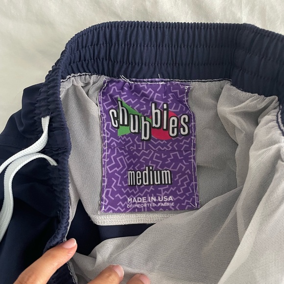 CHUBBIES Classic Swim Trunk - NAVY BLUE - Picture 2 of 4